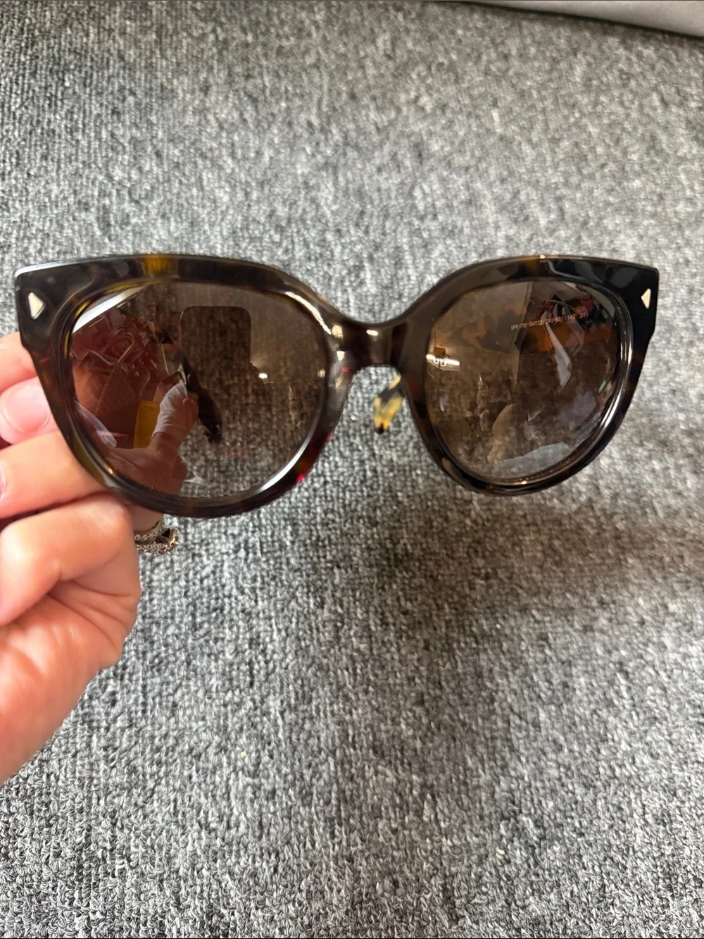 PRADA Sunglasses Tortoise Shell SPR 170 - 54-22-140 Made in Italy - Picture 5 of 12